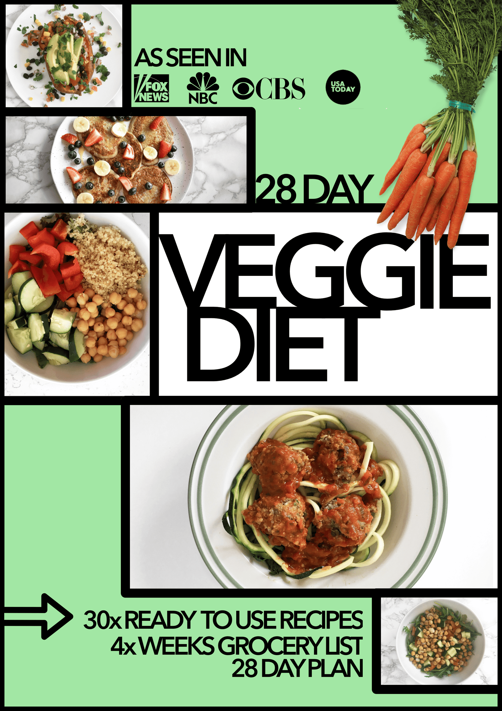 Spartan Fit Nutrition 28 Day Vegetarian Diet Guide for movement muscle mood and motivation