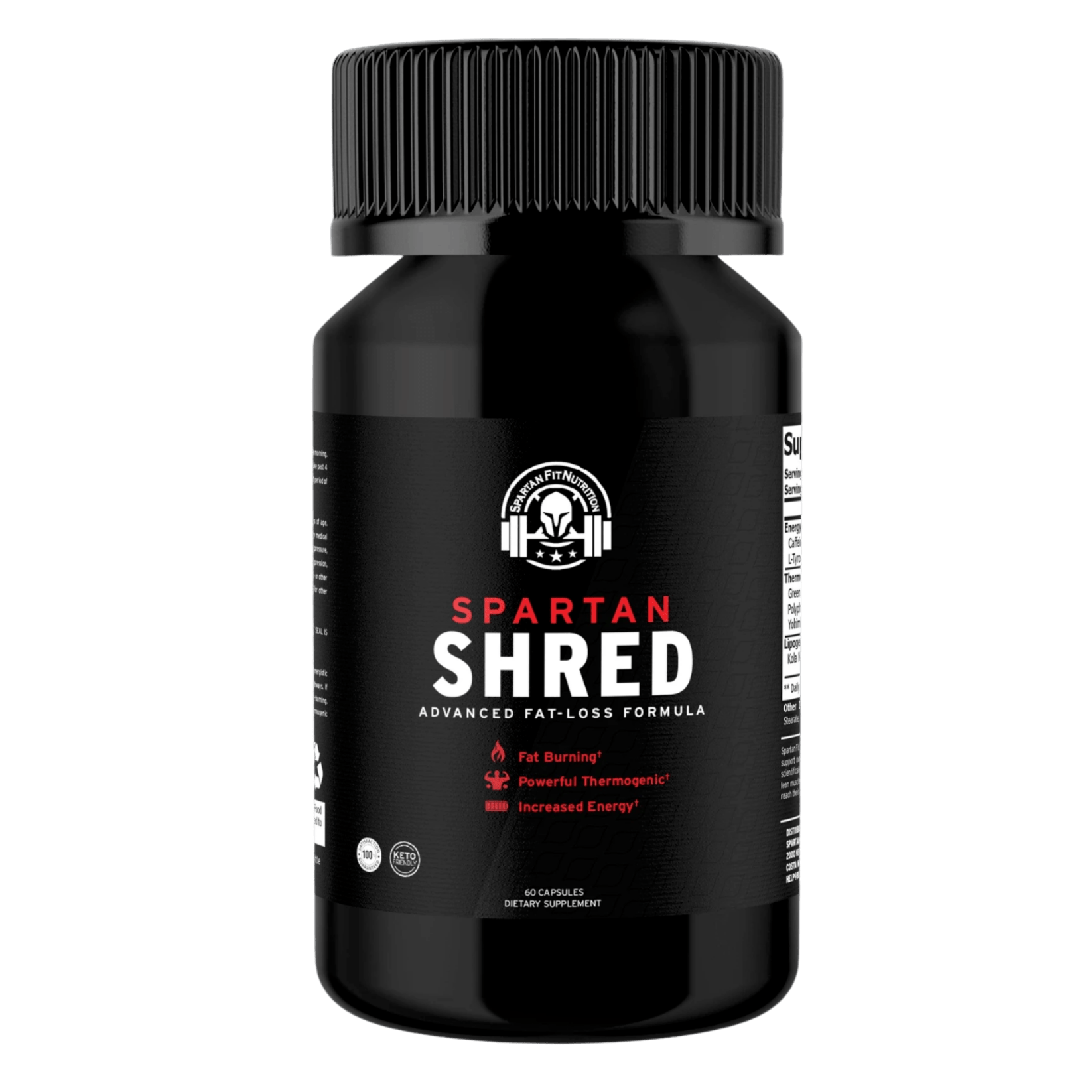 BeSpartanFit Supplement Spartan Shred: Advanced Fat-Loss Thermogenic for movement muscle mood and motivation