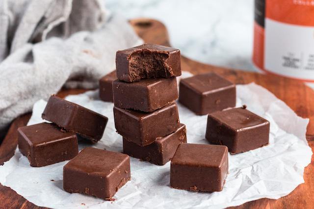 Keto Chocolate Peanut Butter Fat Bombs 