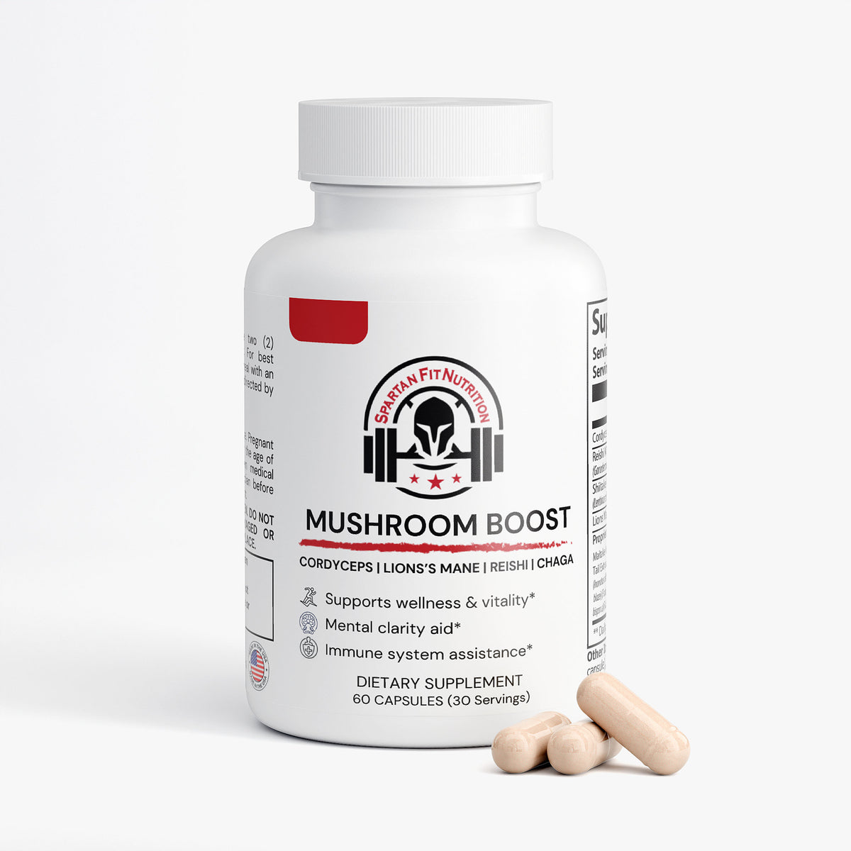 Mushroom Boost | Ultimate Mushroom 10-in-1 Complex | Mushroom Boost | Lion&#39;s Mane | Chaga | Reishi