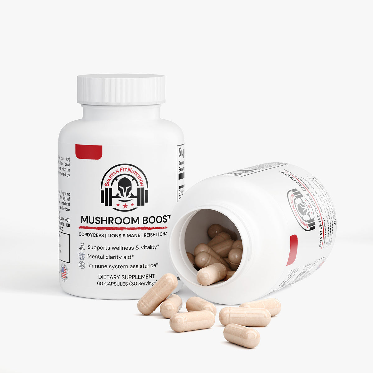 Mushroom Boost | Ultimate Mushroom 10-in-1 Complex | Mushroom Boost | Lion&#39;s Mane | Chaga | Reishi