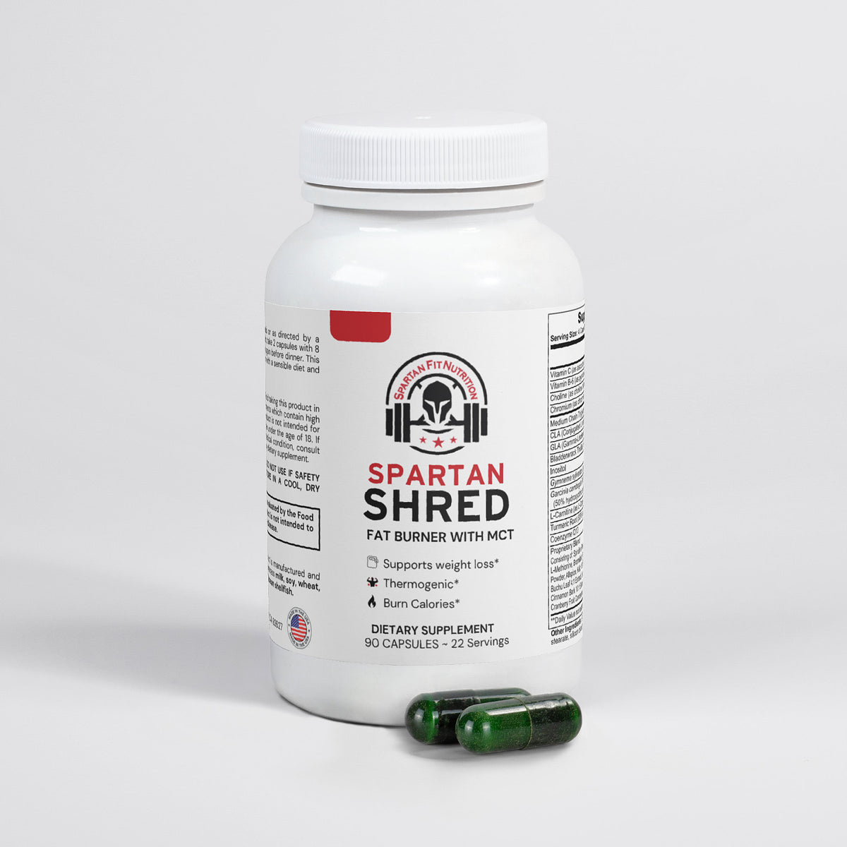 Spartan Shred | Fat Burner with MCT |  Advanced Fat-Loss Thermogenic