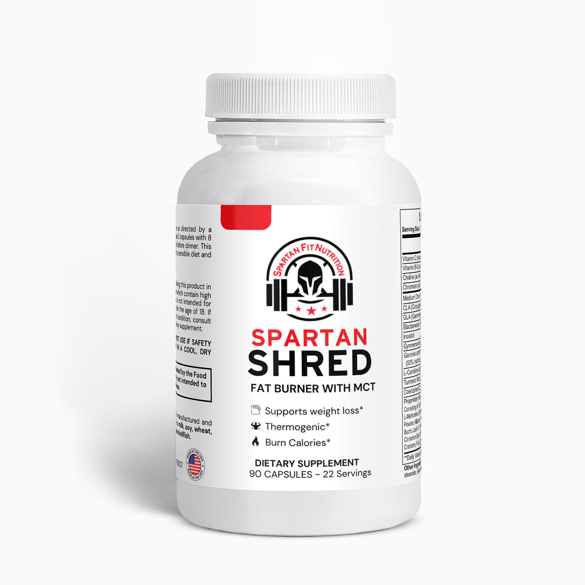 Spartan Shred | Fat Burner with MCT |  Advanced Fat-Loss Thermogenic