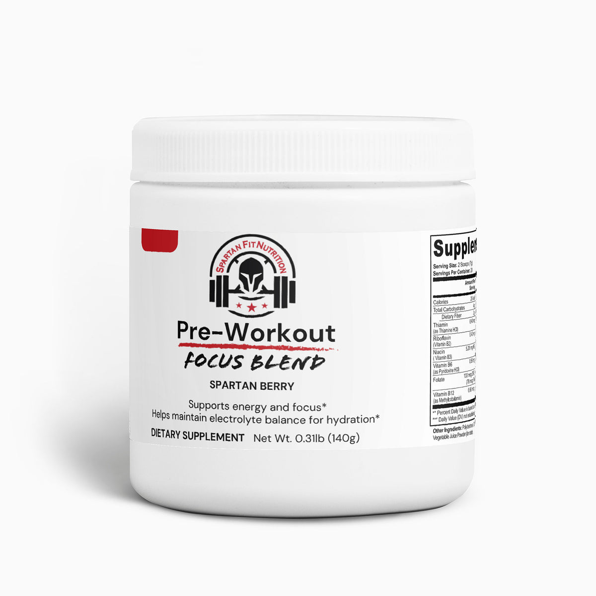 Pre-Workout - Focus Blend - Energy - Focus - Hydration