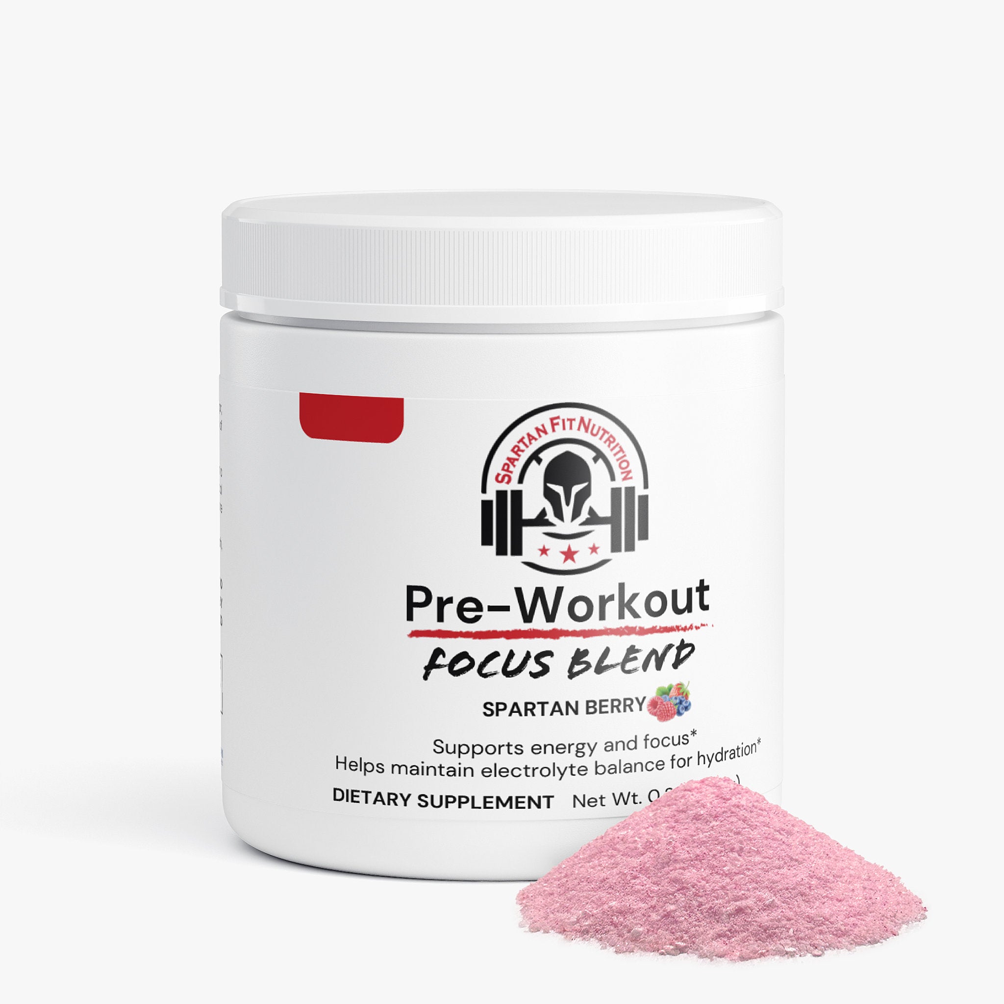 Pre-Workout (Mid-Stim Energy and Focus Powder) Spartan Berry