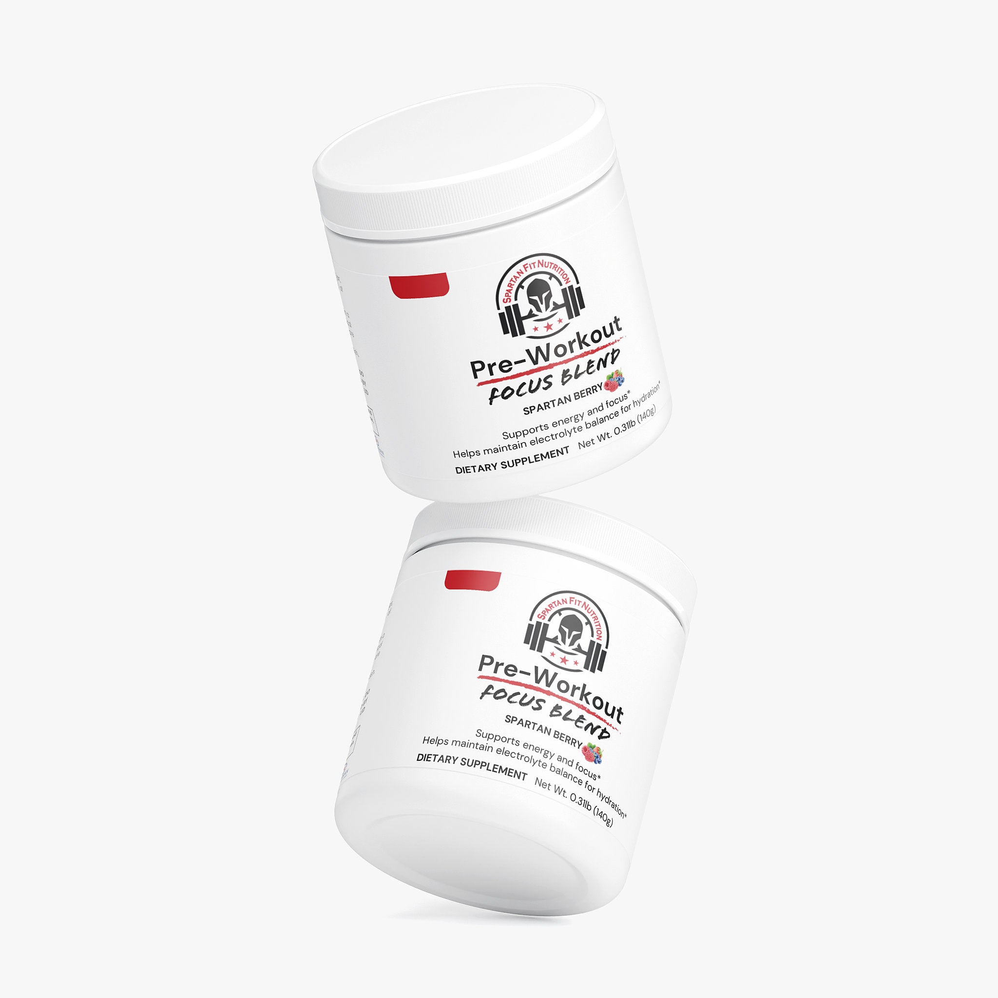 Pre-Workout (Mid-Stim Energy and Focus Powder) Spartan Berry