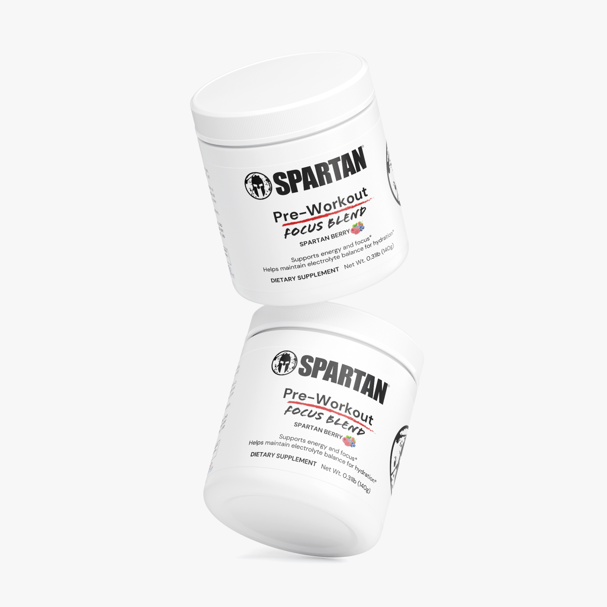 Pre-Workout (Mid-Stim Energy and Focus Powder) Spartan Berry