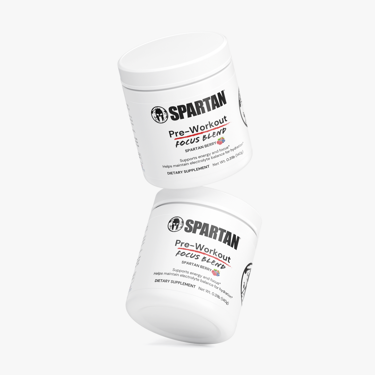 Pre-Workout (Mid-Stim Energy and Focus Powder) Spartan Berry