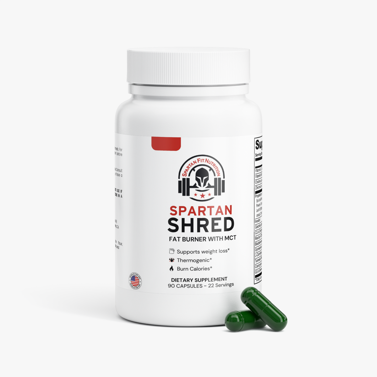 Spartan Shred | Fat Burner with MCT |  Advanced Fat-Loss Thermogenic
