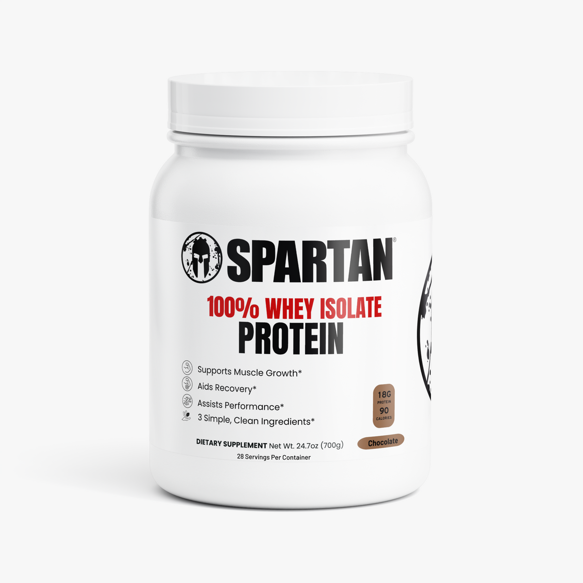 Spartan 100% Whey Protein Isolate (Chocolate)