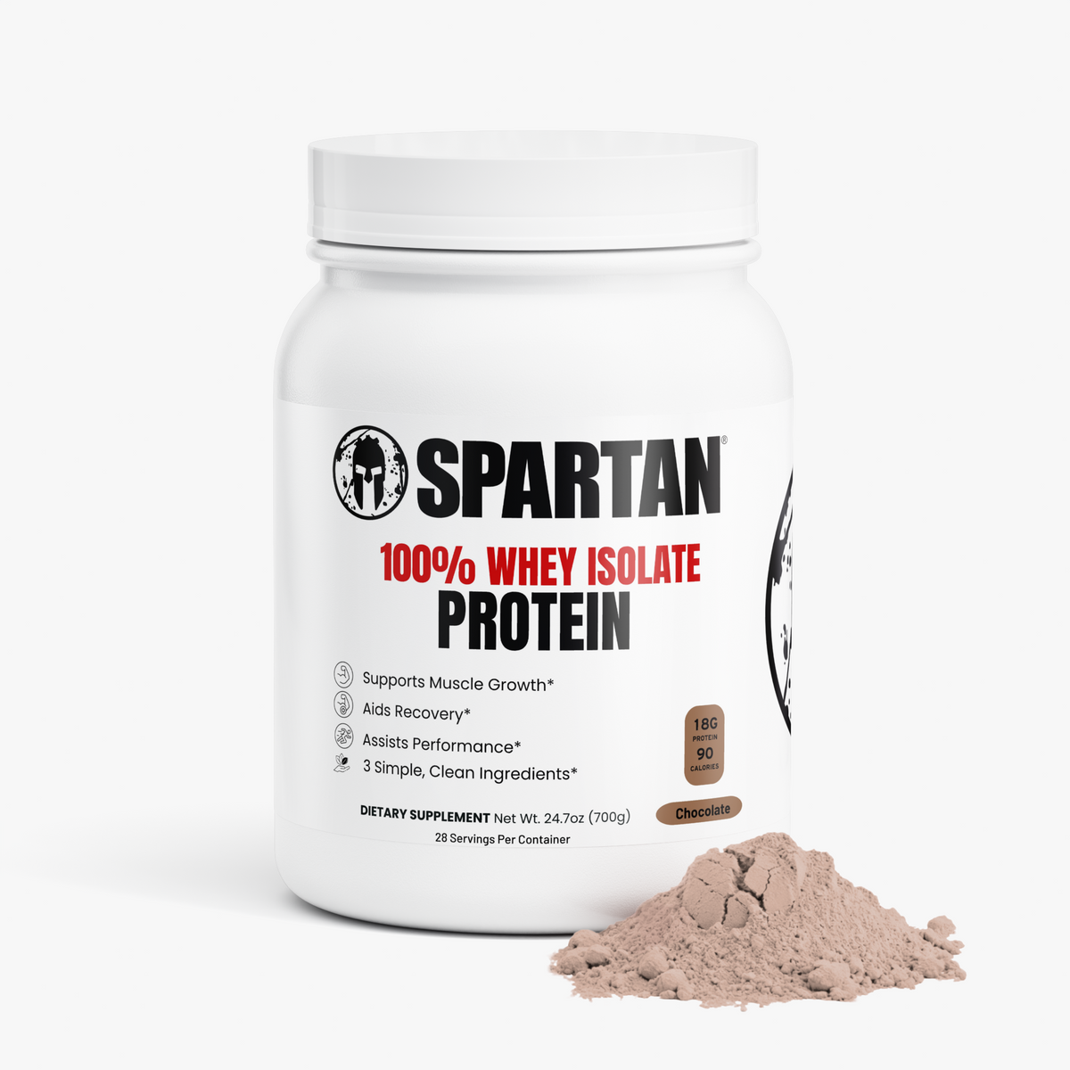 Spartan 100% Whey Protein Isolate (Chocolate)