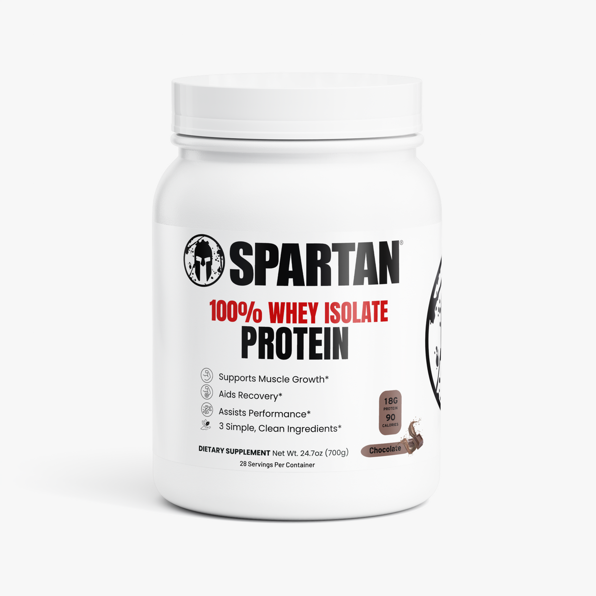 Spartan 100% Whey Protein Isolate (Chocolate)