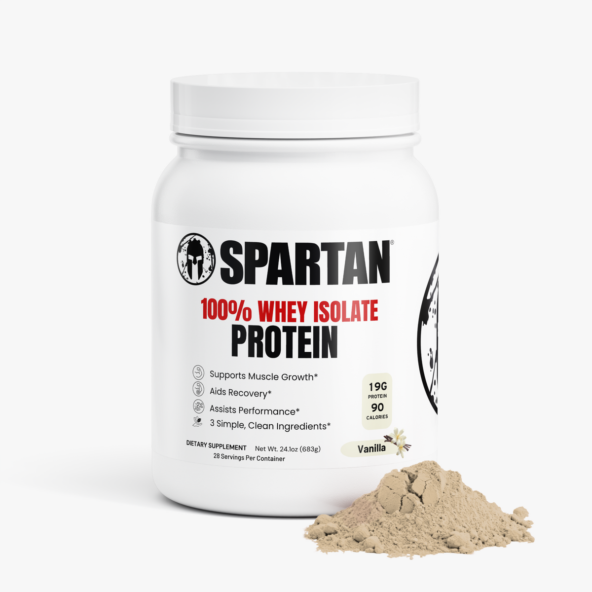 Spartan 100% Whey Protein Isolate (Vanilla)