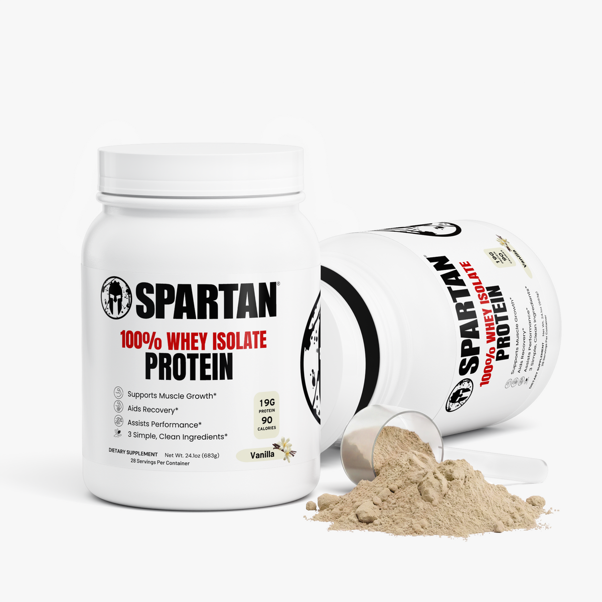 Spartan 100% Whey Protein Isolate (Vanilla)
