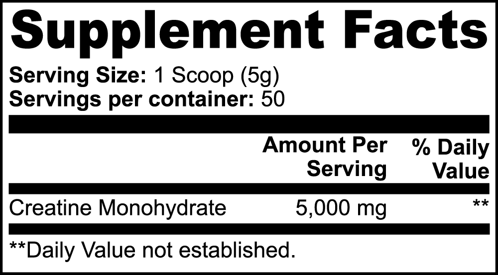 Creatine Monohydrate (Micronized)
