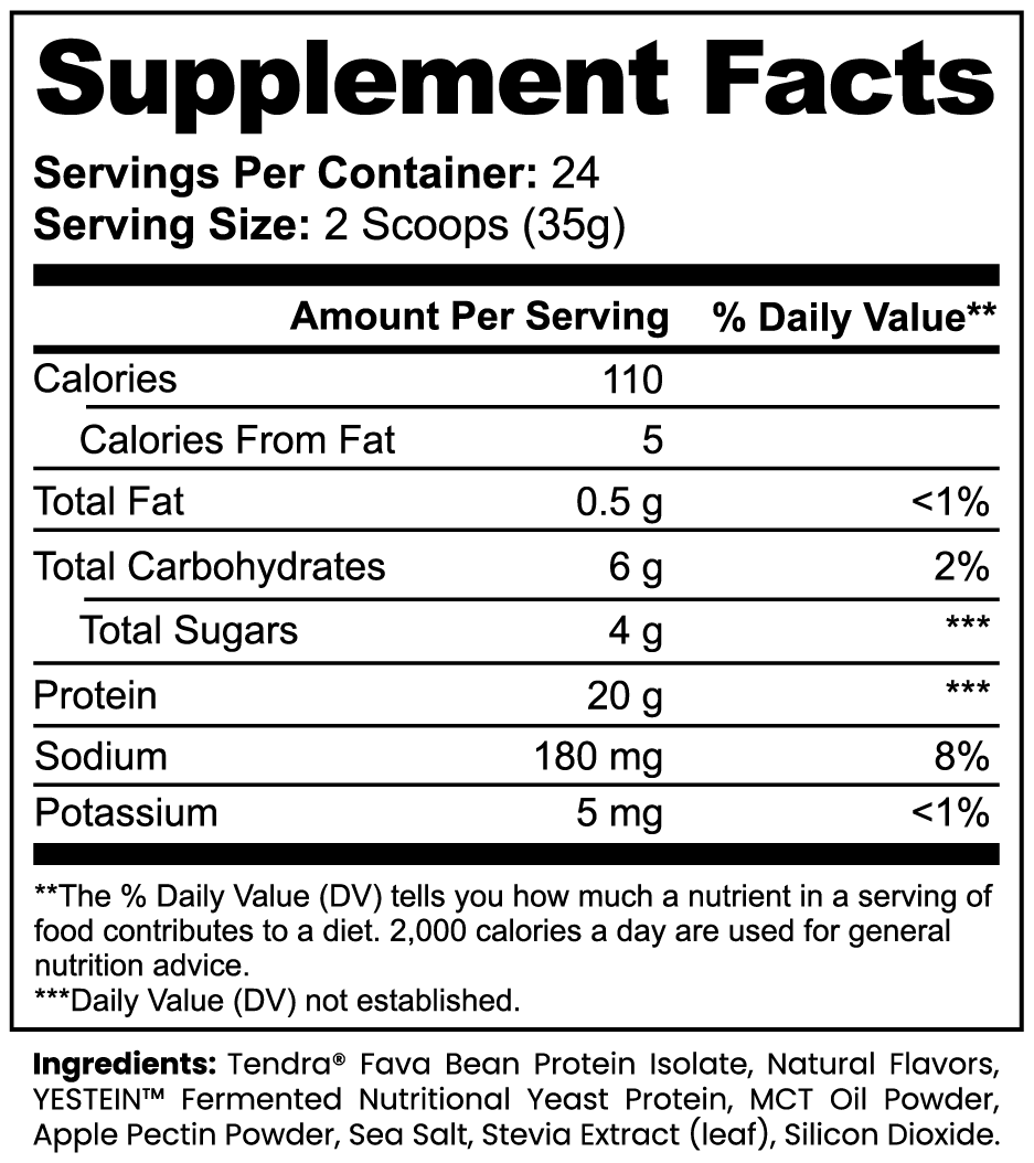 Vegan Protein | Tasty Vanilla | Plant-Based