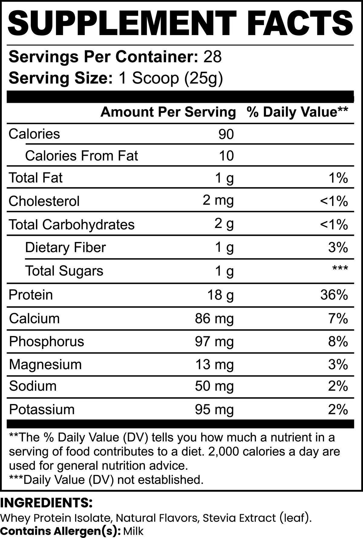 Spartan 100% Whey Protein Isolate (Chocolate)