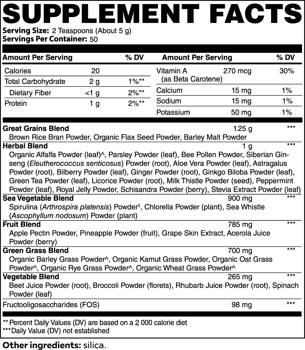 Spartan Ultra Greens | Superfoods | Full Serving of Fruits and Vegetables