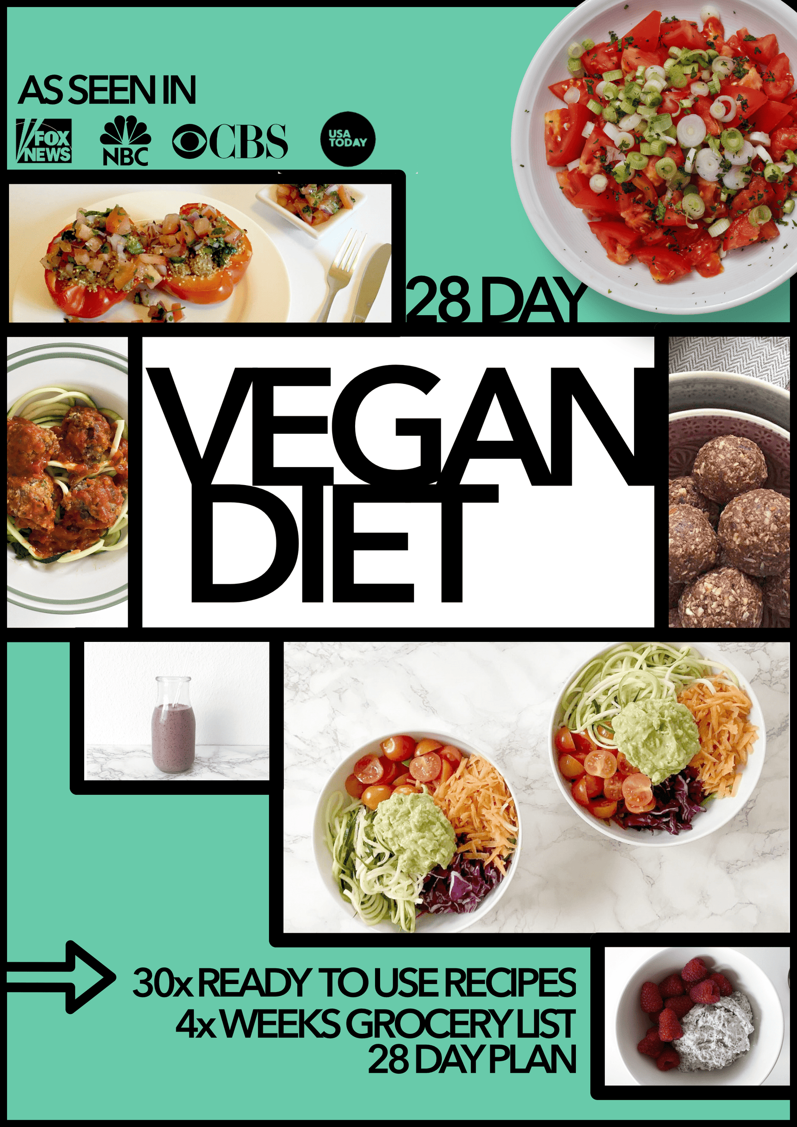 Spartan Fit Nutrition 28 Day Vegan Diet Guide for movement muscle mood and motivation