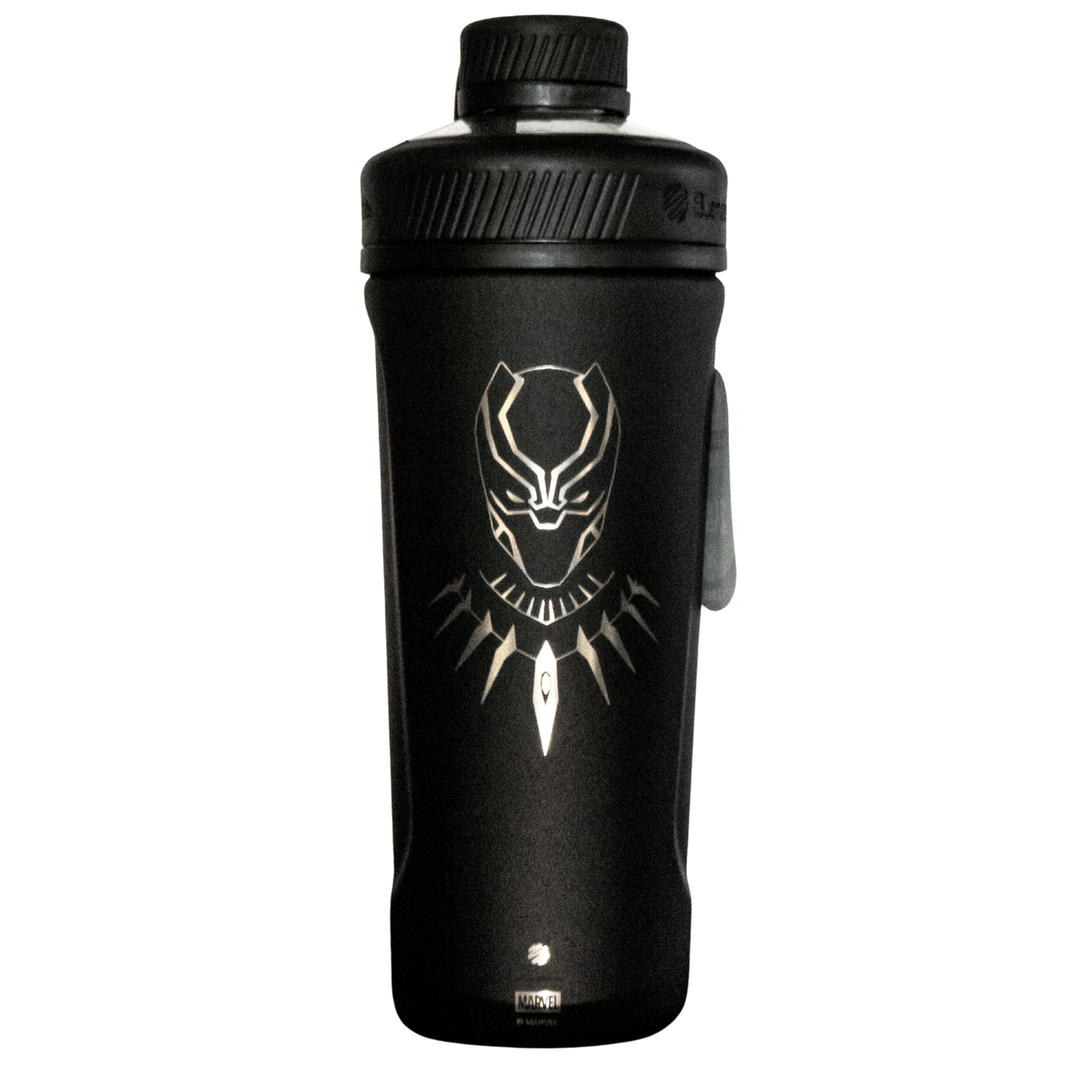Blender Bottle Accessories Amazing Blender Bottle - Marvel (Captain America and Black Panther) - Officially Licensed Marvel Stainless Steel Shaker Cups for movement muscle mood and motivation
