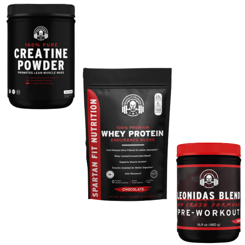 Spartan Fit Nutrition Supplement Build Muscle Bundle | Increase Lean Muscle | Regain Energy for movement muscle mood and motivation