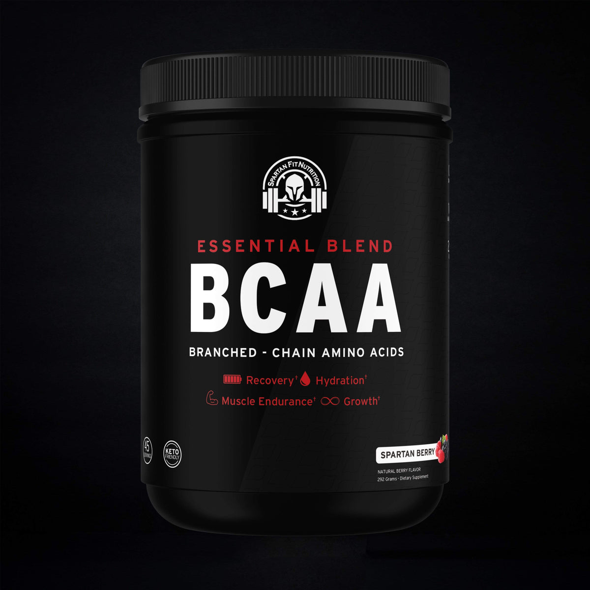 Spartan Fit Nutrition Supplement Essential BCAA&#39;s for movement muscle mood and motivation