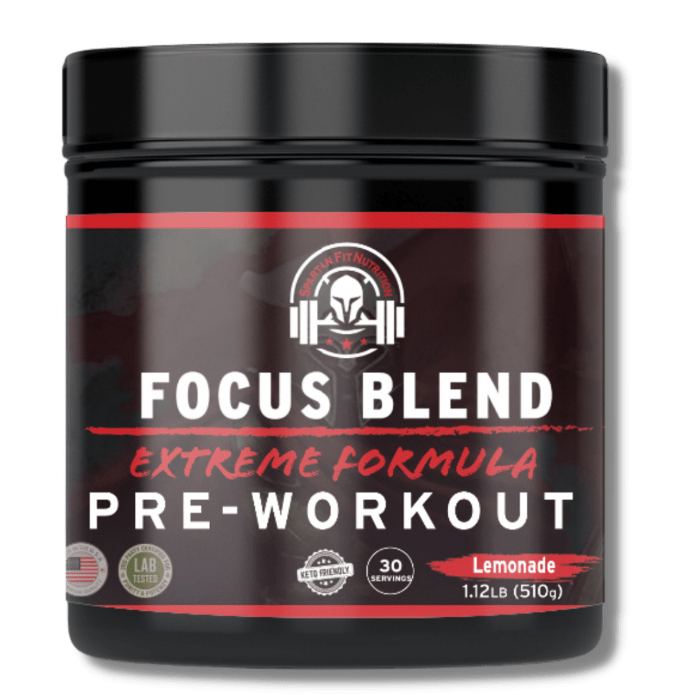 Spartan Fit Nutrition Sports Nutrition Focus Blend | Pre-Workout | Extreme Formula for movement muscle mood and motivation
