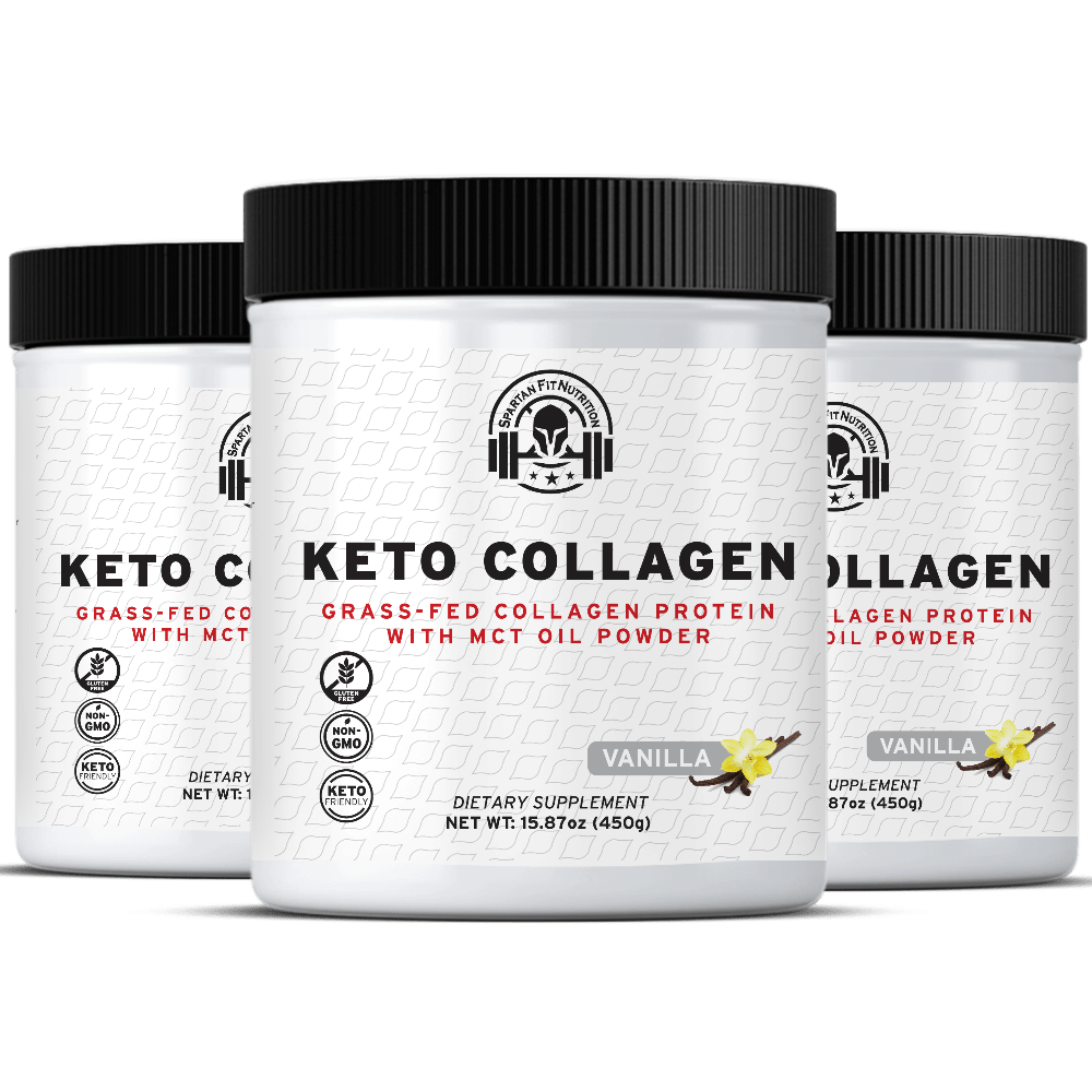 PLS Sports Nutrition Keto Collagen Plus, Vanilla for movement muscle mood and motivation