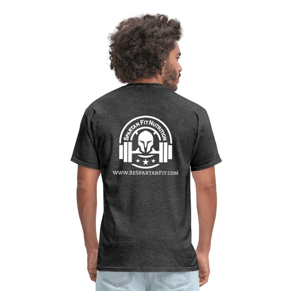 SPOD Unisex Classic T-Shirt | Fruit of the Loom 3930 heather black / S Make Muscles ~ Not Excuses | Short Sleeve T-Shirt | Comfort in a Tee! for movement muscle mood and motivation