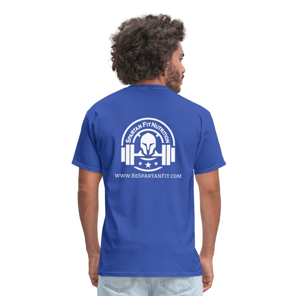 SPOD Unisex Classic T-Shirt | Fruit of the Loom 3930 royal blue / S Make Muscles ~ Not Excuses | Short Sleeve T-Shirt | Comfort in a Tee! for movement muscle mood and motivation