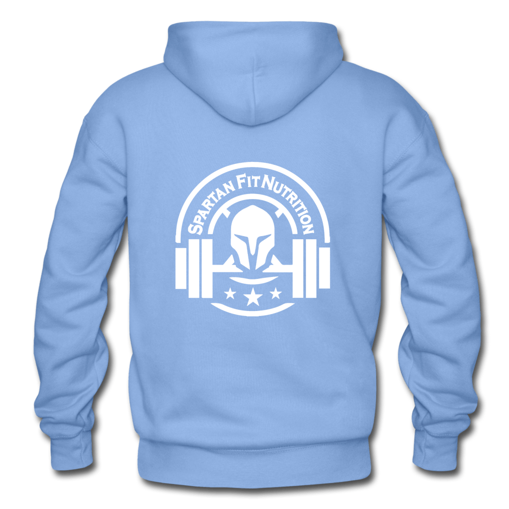 SPOD Heavy Blend Adult Hoodie | Gildan G18500 carolina blue / S Warm and Cozy Hoodie | Make Muscles ~ Not Excuses | for movement muscle mood and motivation