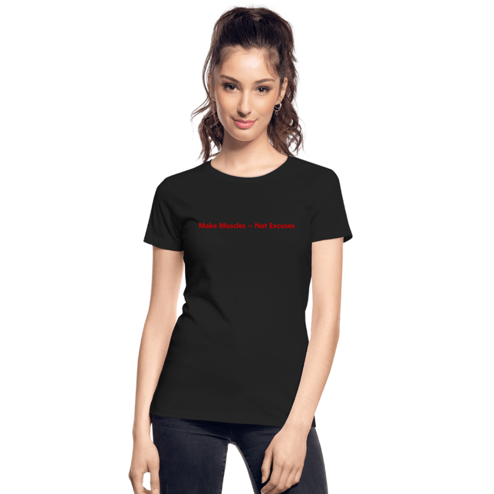 SPOD Women’s Premium Organic T-Shirt | Spreadshirt 1351 black / S Women’s Premium Organic T-Shirt for movement muscle mood and motivation