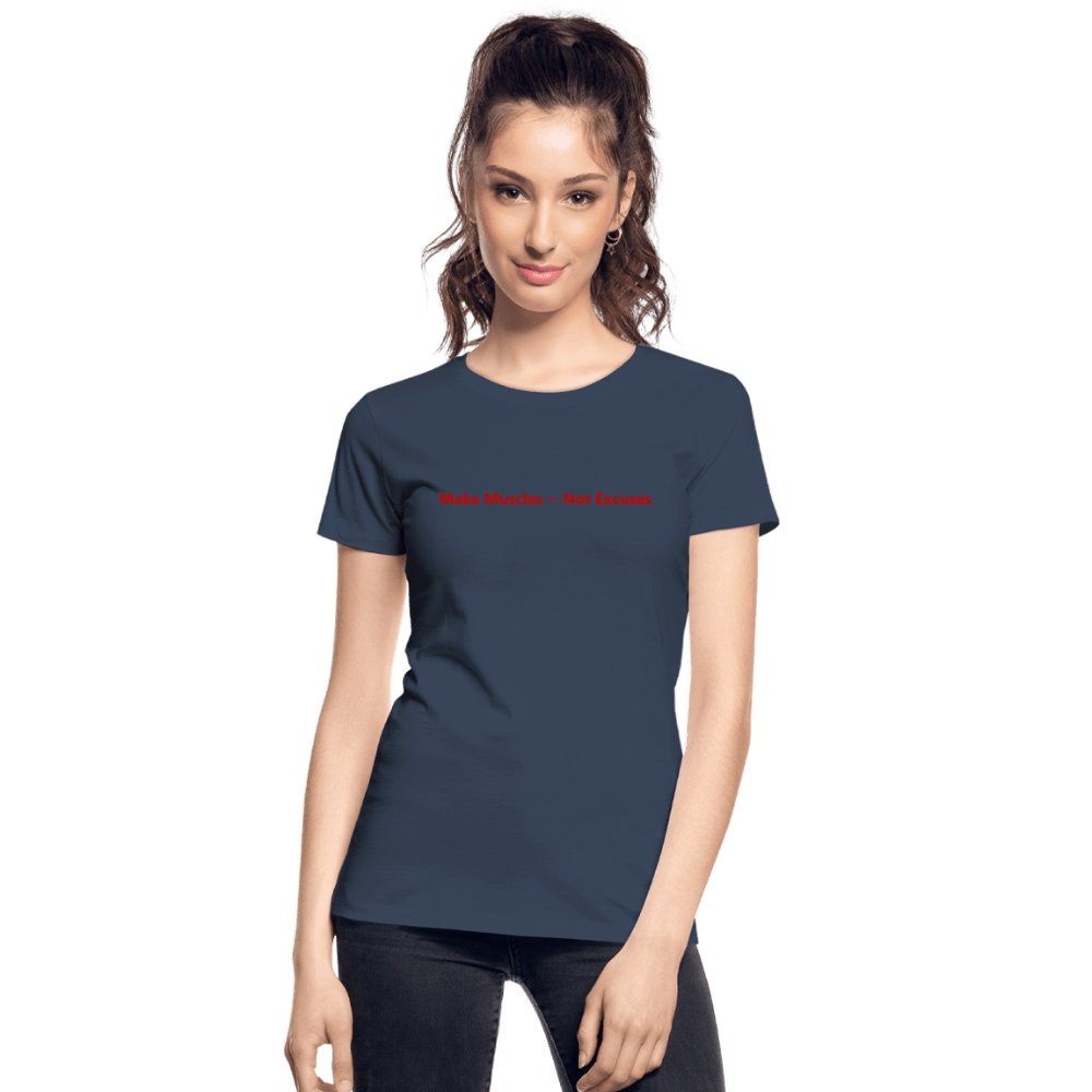 SPOD Women’s Premium Organic T-Shirt | Spreadshirt 1351 navy / S Women’s Premium Organic T-Shirt for movement muscle mood and motivation